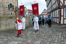 Feier der 1. Heiligen Kommunion in Sankt Crescentius (Foto: Karl-Franz Thiede)